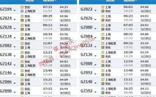 武杭高铁能直达上海吗 杭州到上海高铁列车时刻表